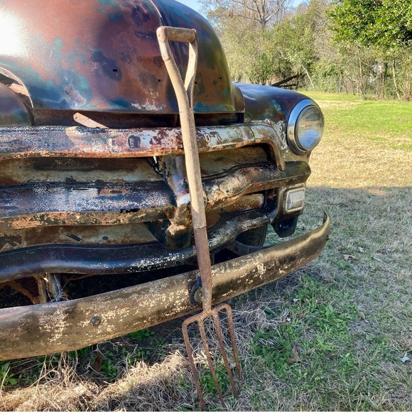 Vintage Pitchfork Wood and Metal 4 Tines 42.5” Long Farm Barn Decor Rustic - Picture 3 of 16